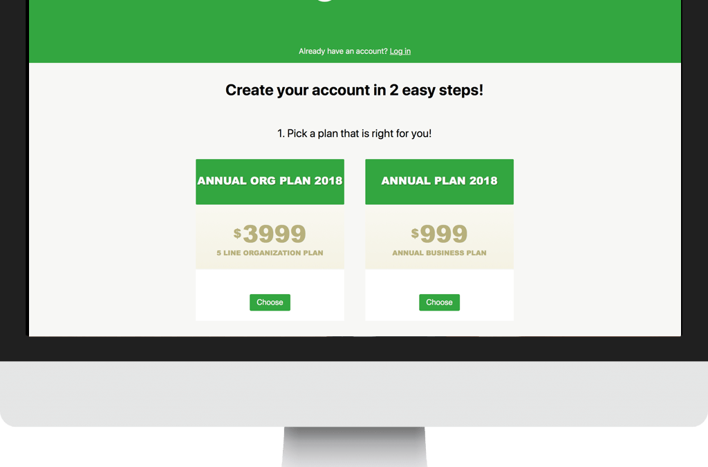 Signing up from a browser (Recommended)